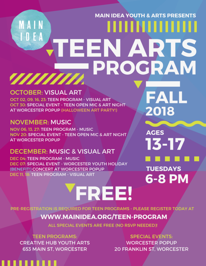 Teen Program Flyer Mapsmaps Riset